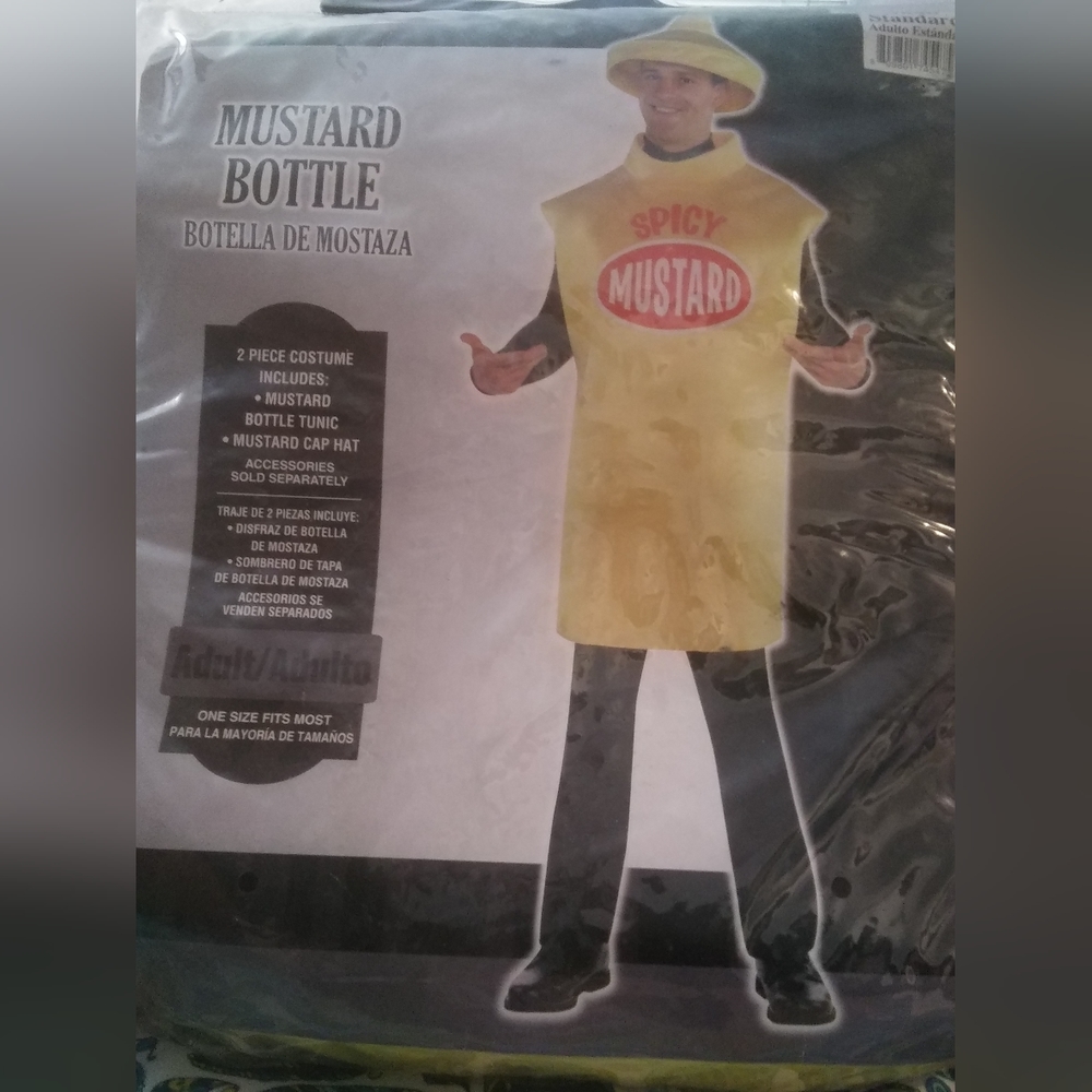 Brand New in bag Mustard bottle costume
